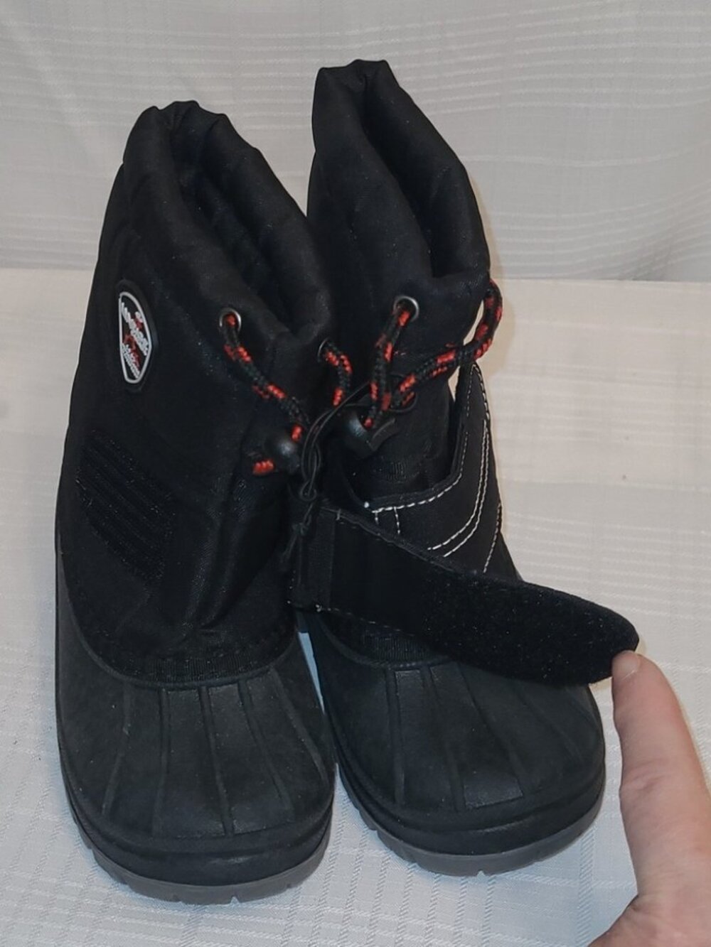 Laneige Canada Black Toddler Kids Waterproof Winter Snow Rain Boots Sz 9 - NWOT - Picture 4 of 6